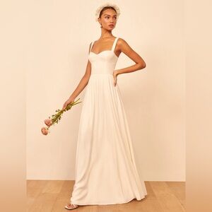 Reformation - Hollyhock Sleeveless Bridal - Ivory - Size 6